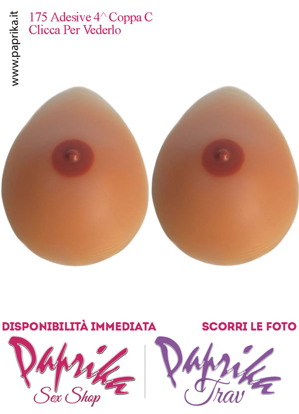 Seni Silicone Goccia Adesivi Capezzolo Scuro Incorporato 4^ Coppa C