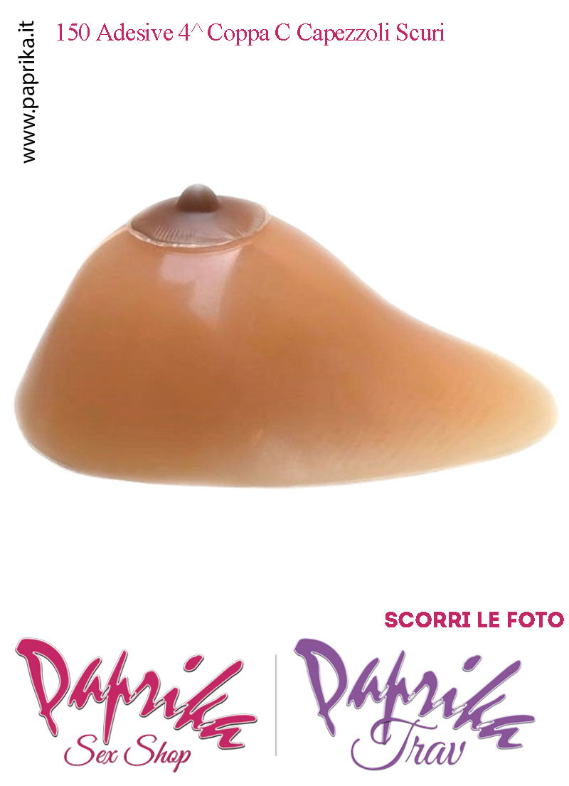 Seni Silicone Adesivi Goccia Capezzolo Adesivo Scuro 4^ Coppa C