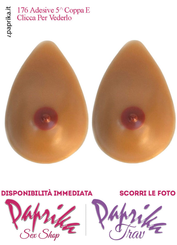 Seni Silicone Goccia Adesivi Capezzolo Scuro Incorporato 5^ Coppa E