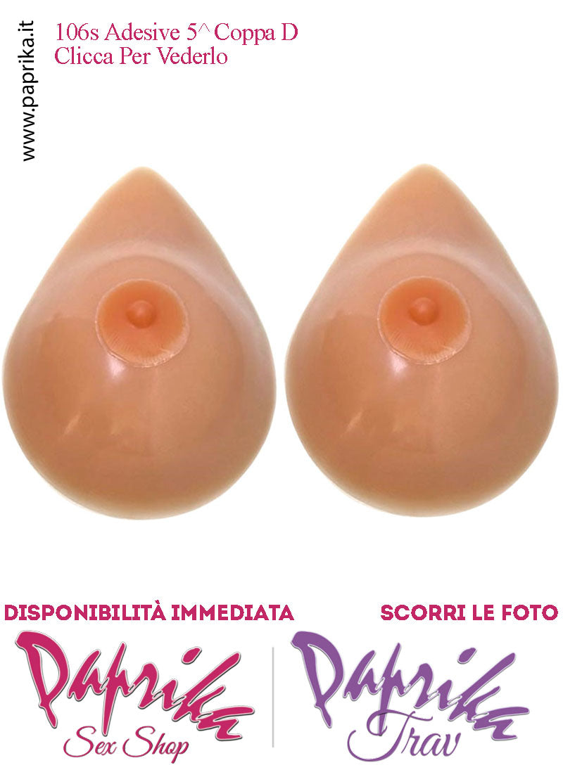 Seni Silicone Adesivi Goccia Capezzolo Adesivo Chiaro 5^ Coppa D