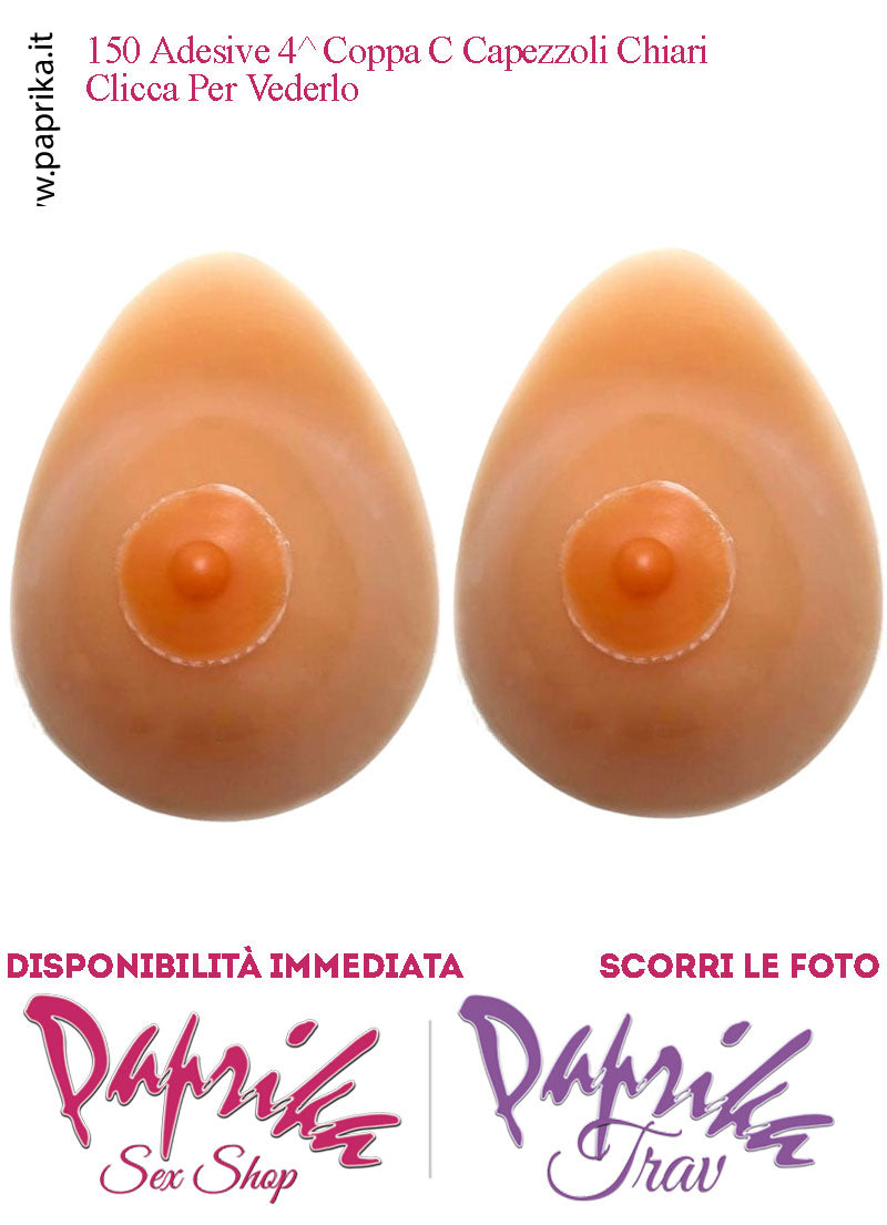 Seni Silicone Adesivi Goccia Capezzolo Adesivo Chiaro 4^ Coppa C