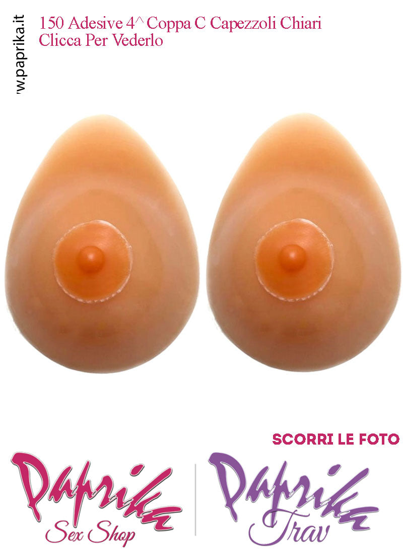Seni Silicone Adesivi Goccia Capezzolo Adesivo Chiaro 4^ Coppa C