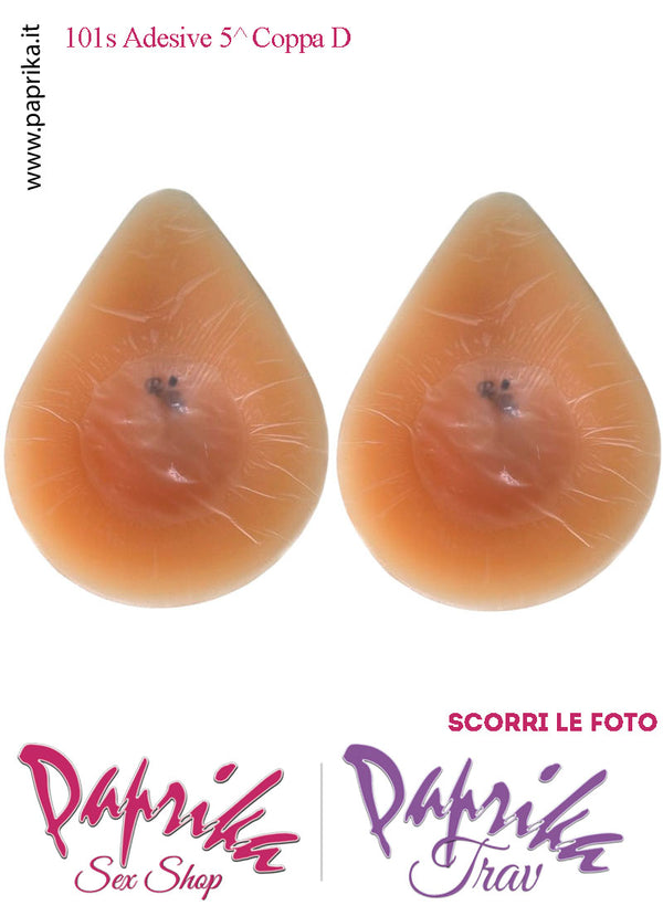 Seni Silicone Adesivi Goccia Capezzolo Adesivo Scuro 5^ Coppa D