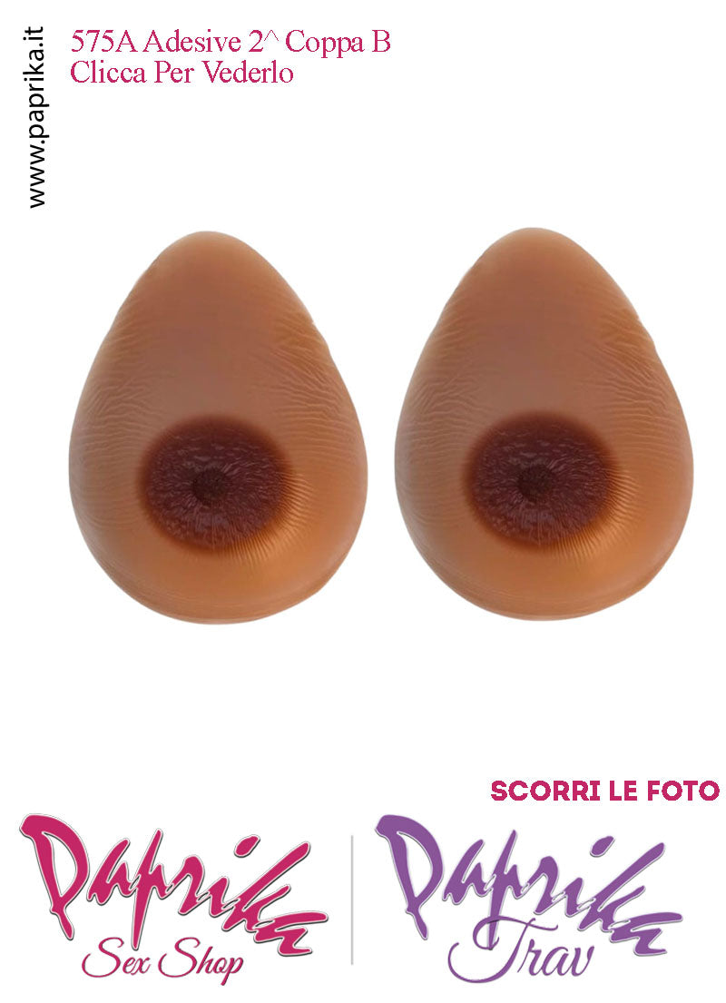 Seni Silicone Adesivi Capezzolo Largo Scuro Incorporato 2^ Coppa B