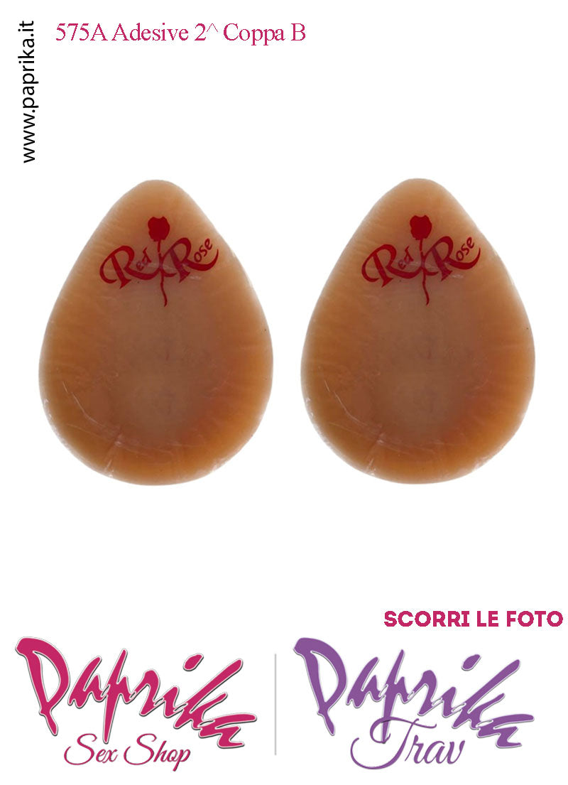 Seni Silicone Adesivi Capezzolo Largo Scuro Incorporato 2^ Coppa B