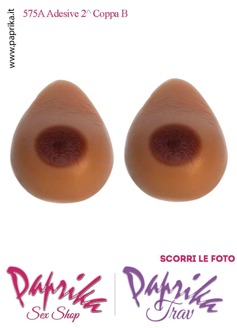 Seni Silicone Adesivi Capezzolo Largo Scuro Incorporato 2^ Coppa B