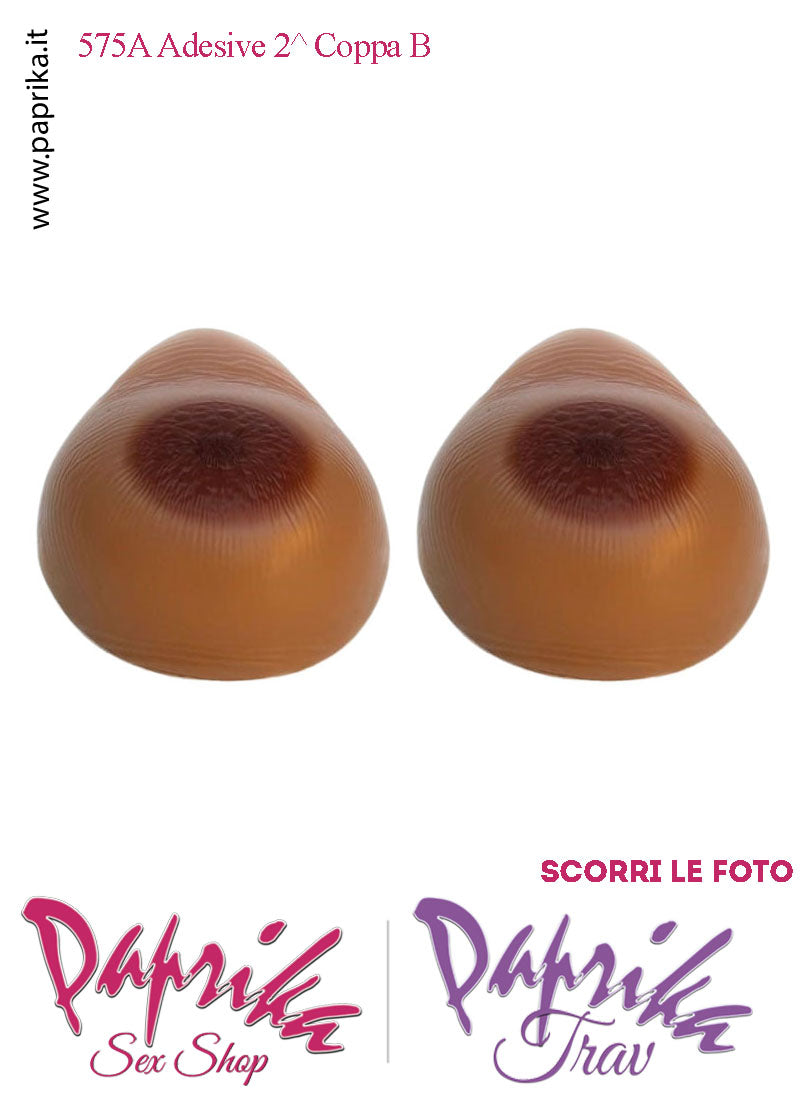 Seni Silicone Adesivi Capezzolo Largo Scuro Incorporato 2^ Coppa B