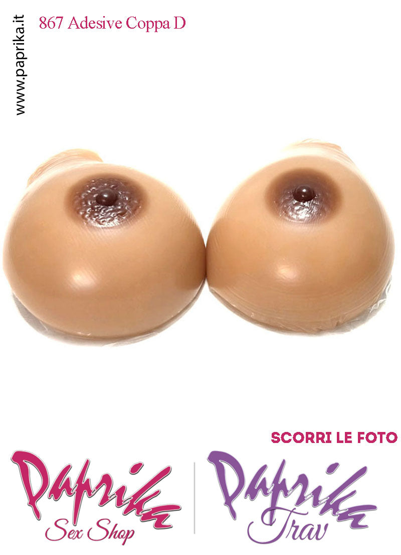 Set Seni Silicone Adesivi Asimmetrici Capezzolo Scuro 6^ Coppa D Reggiseno Pizzo
