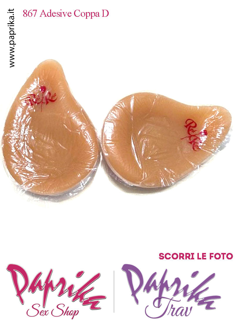 Set Seni Silicone Adesivi Asimmetrici Capezzolo Scuro 6^ Coppa D Reggiseno Pizzo