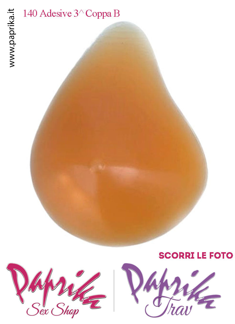 Seni Silicone Adesivi Asimmetrici Capezzolo Chiaro 3^ Coppa B