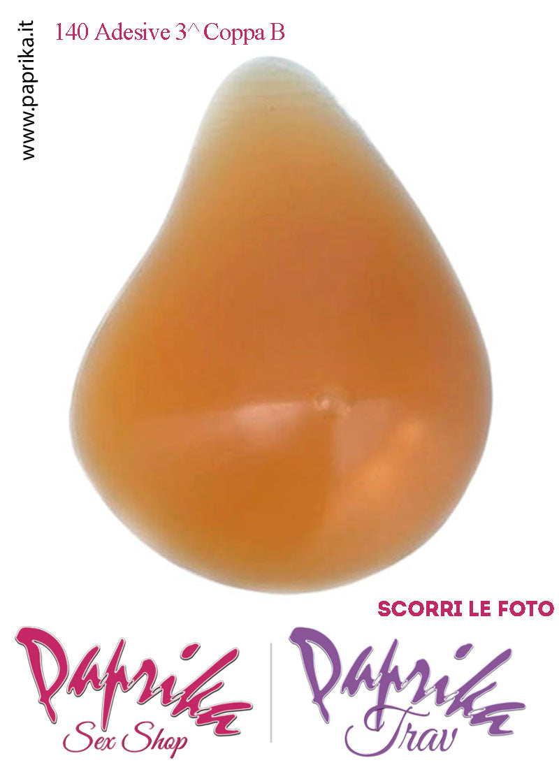 Seni Silicone Adesivi Asimmetrici Capezzolo Chiaro 3^ Coppa B