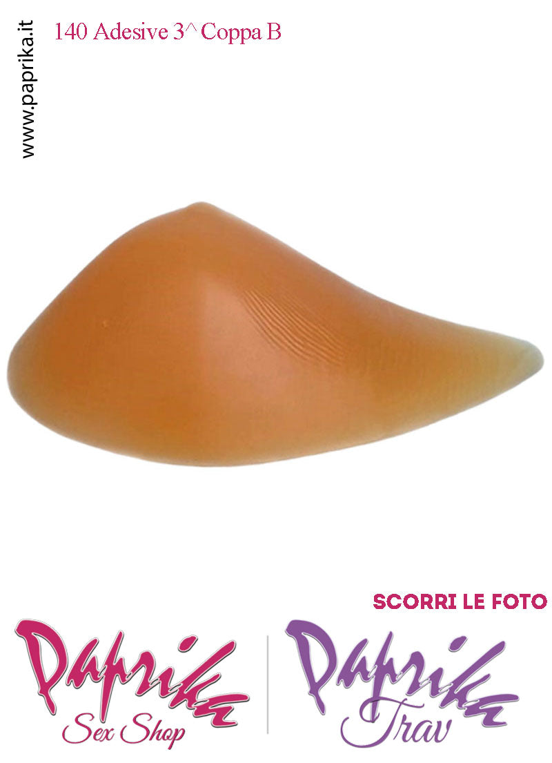 Seni Silicone Adesivi Asimmetrici Capezzolo Chiaro 3^ Coppa B