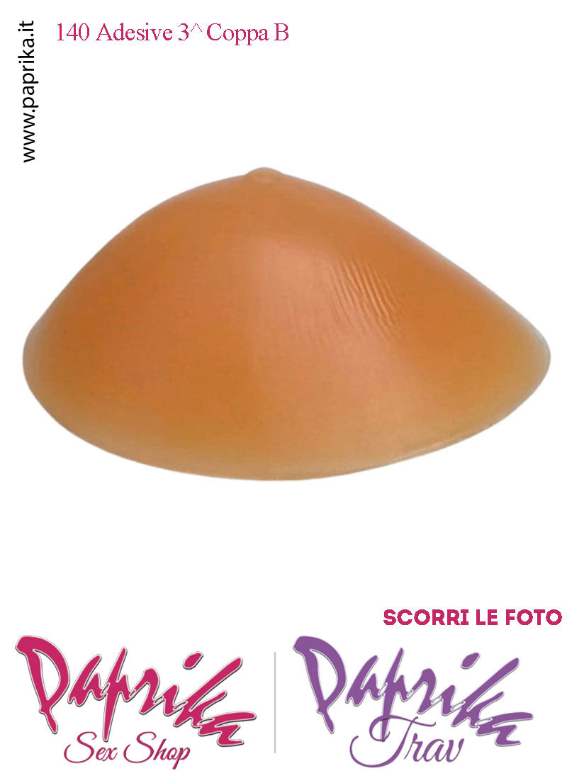 Seni Silicone Adesivi Asimmetrici Capezzolo Chiaro 3^ Coppa B