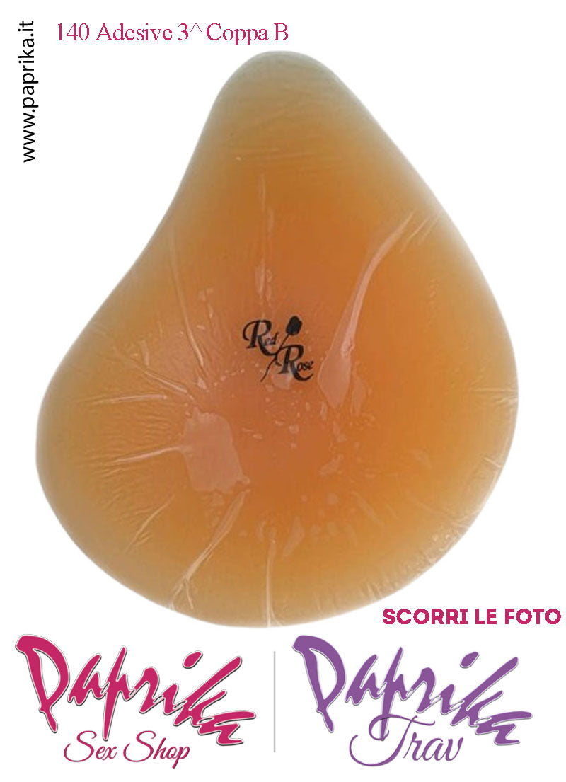 Seni Silicone Adesivi Asimmetrici Capezzolo Chiaro 3^ Coppa B