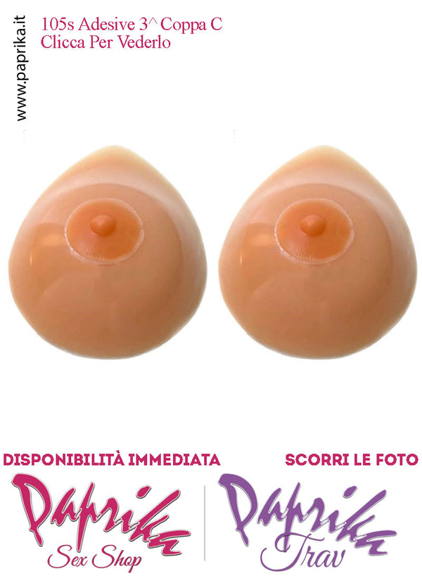 Seni Silicone Adesivi Goccia Capezzolo Adesivo Chiaro 3^ Coppa C