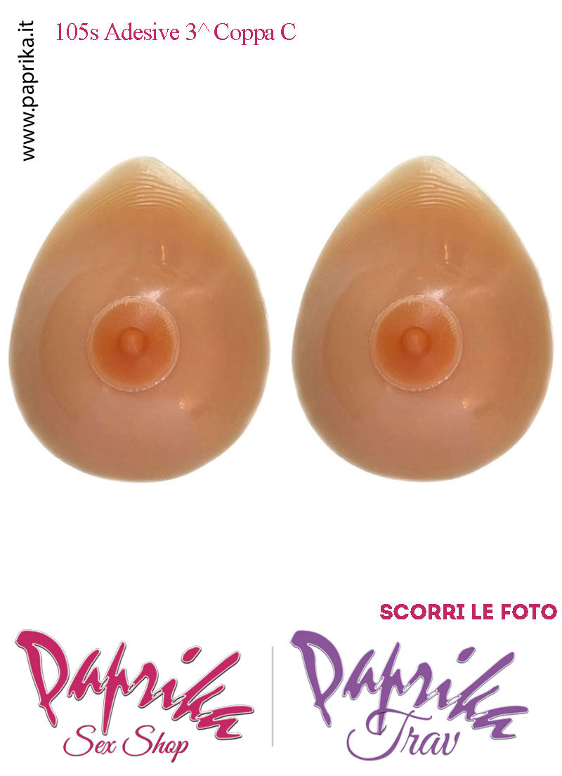 Seni Silicone Adesivi Goccia Capezzolo Adesivo Chiaro 3^ Coppa C