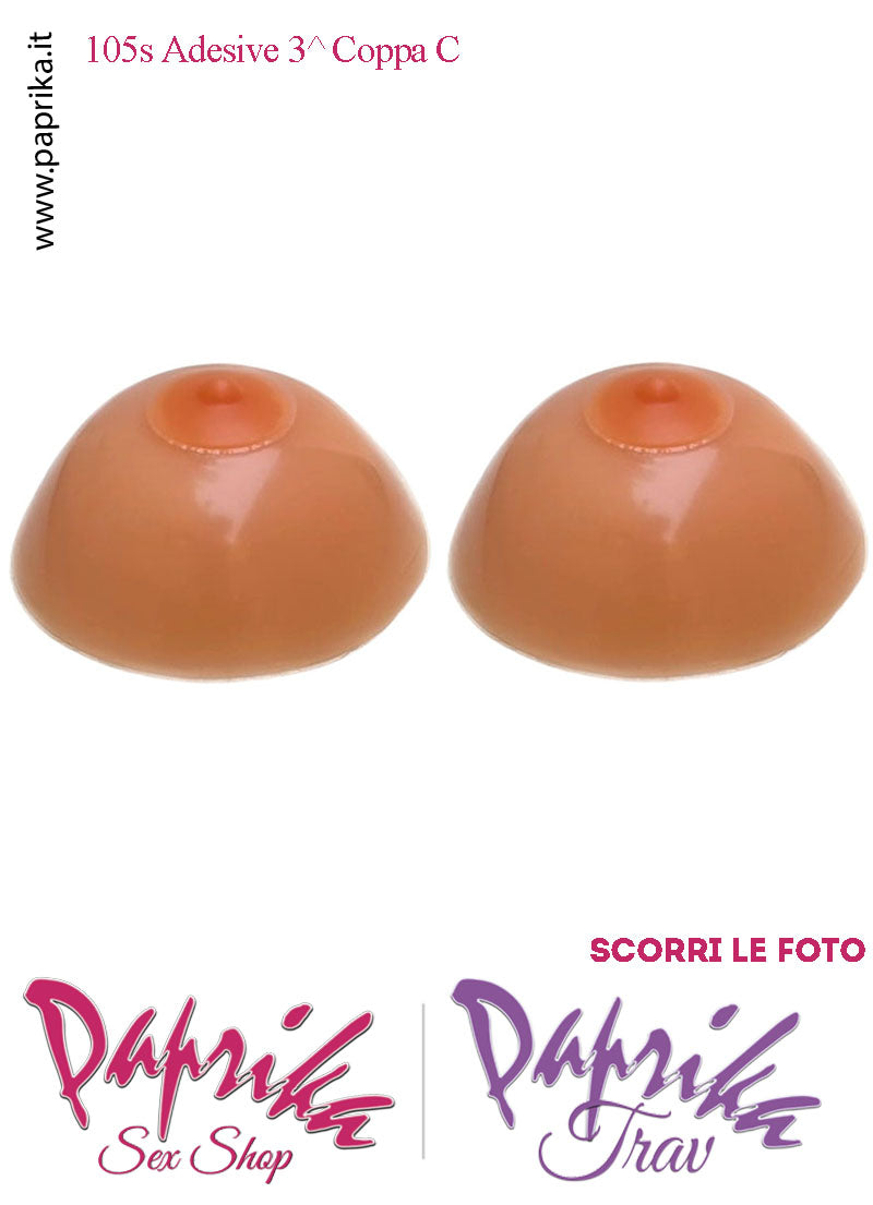 Seni Silicone Adesivi Goccia Capezzolo Adesivo Chiaro 3^ Coppa C