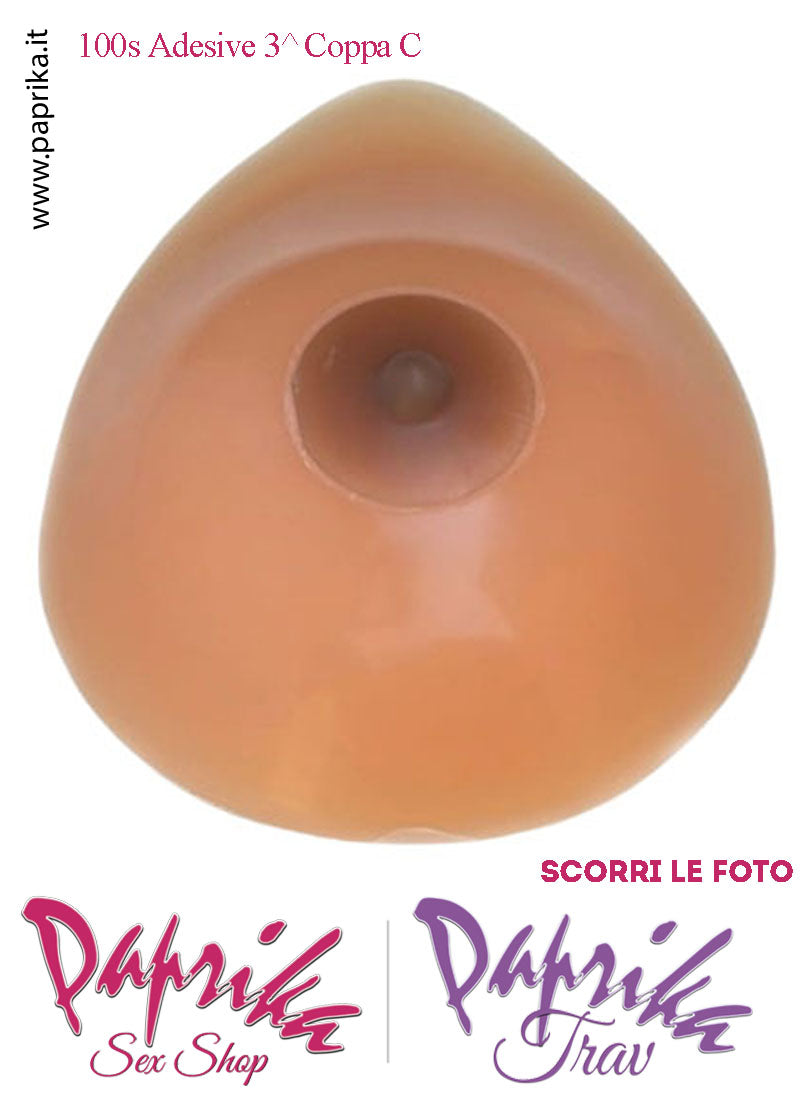Seni Silicone Adesivi Goccia Capezzolo Adesivo Scuro 3^ Coppa C