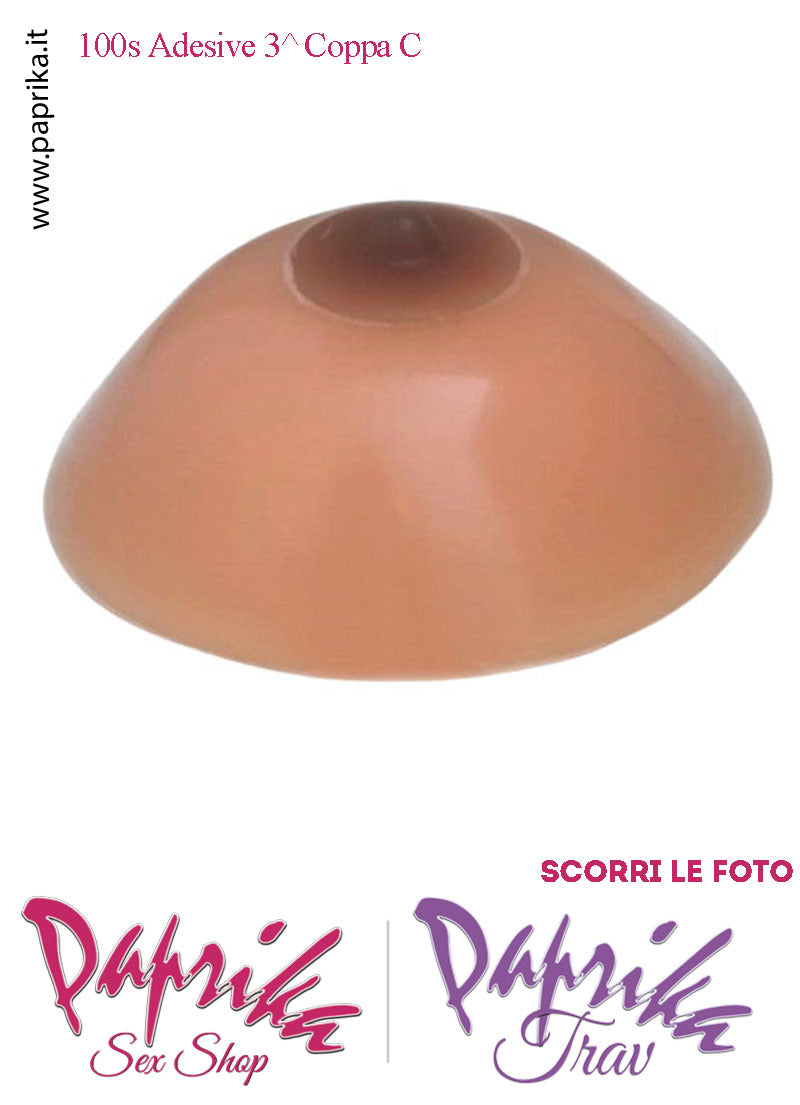 Seni Silicone Adesivi Goccia Capezzolo Adesivo Scuro 3^ Coppa C