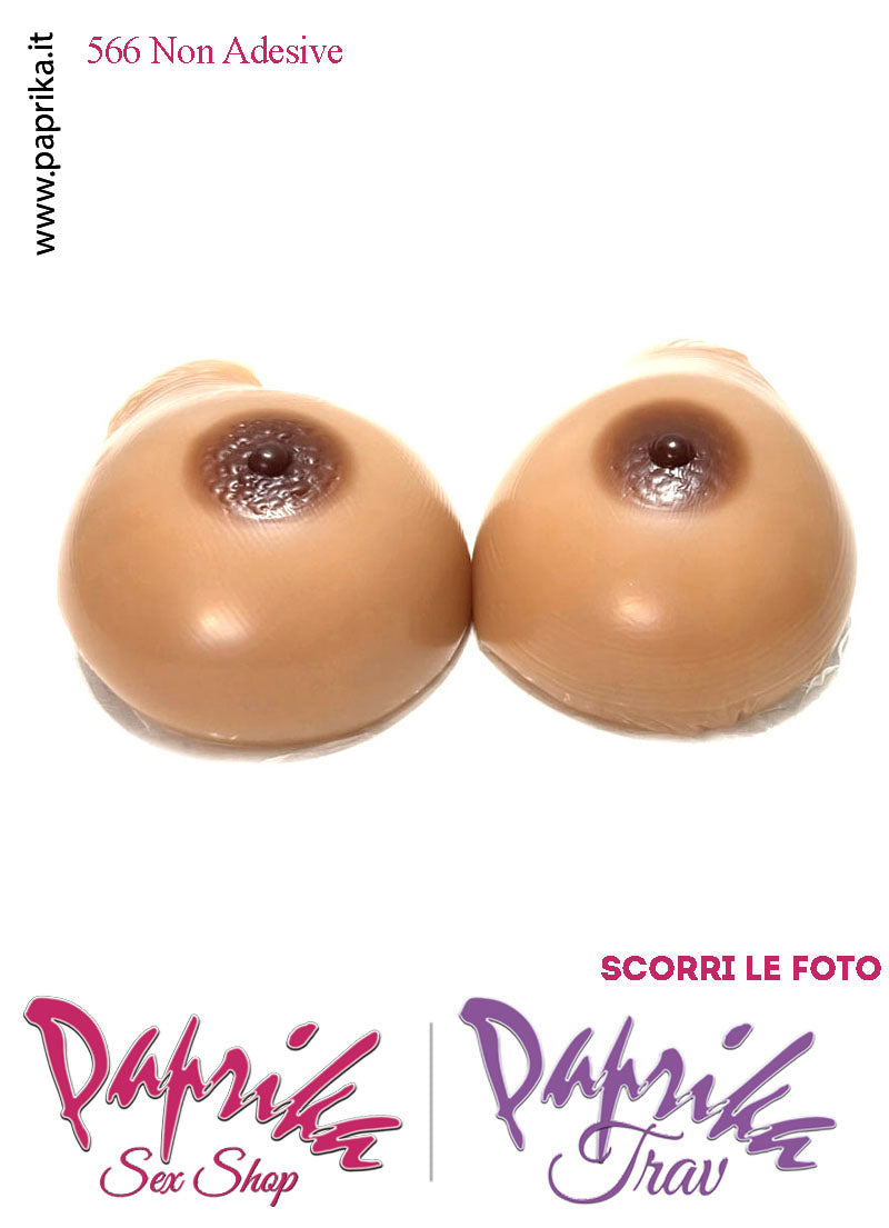 Seni Silicone Non Adesivi Asimmetrici Capezzolo Scuro 5^ Coppa D