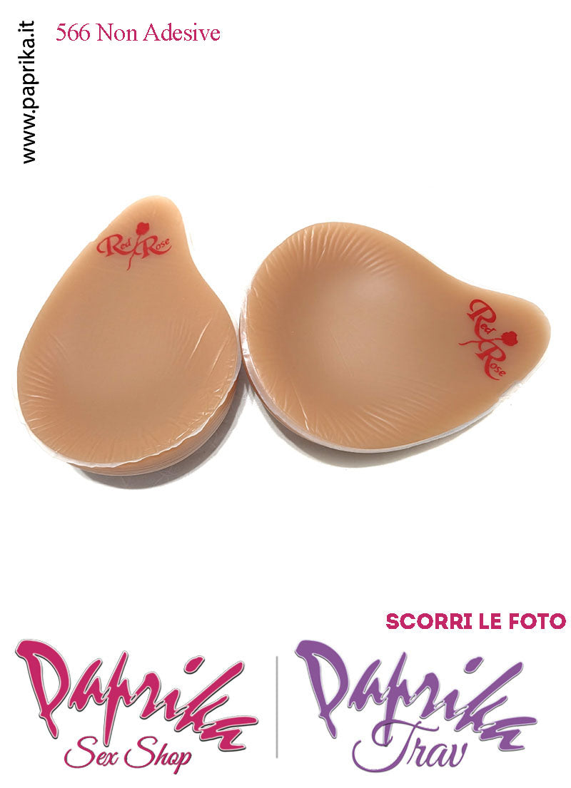 Seni Silicone Non Adesivi Asimmetrici Capezzolo Scuro 5^ Coppa D