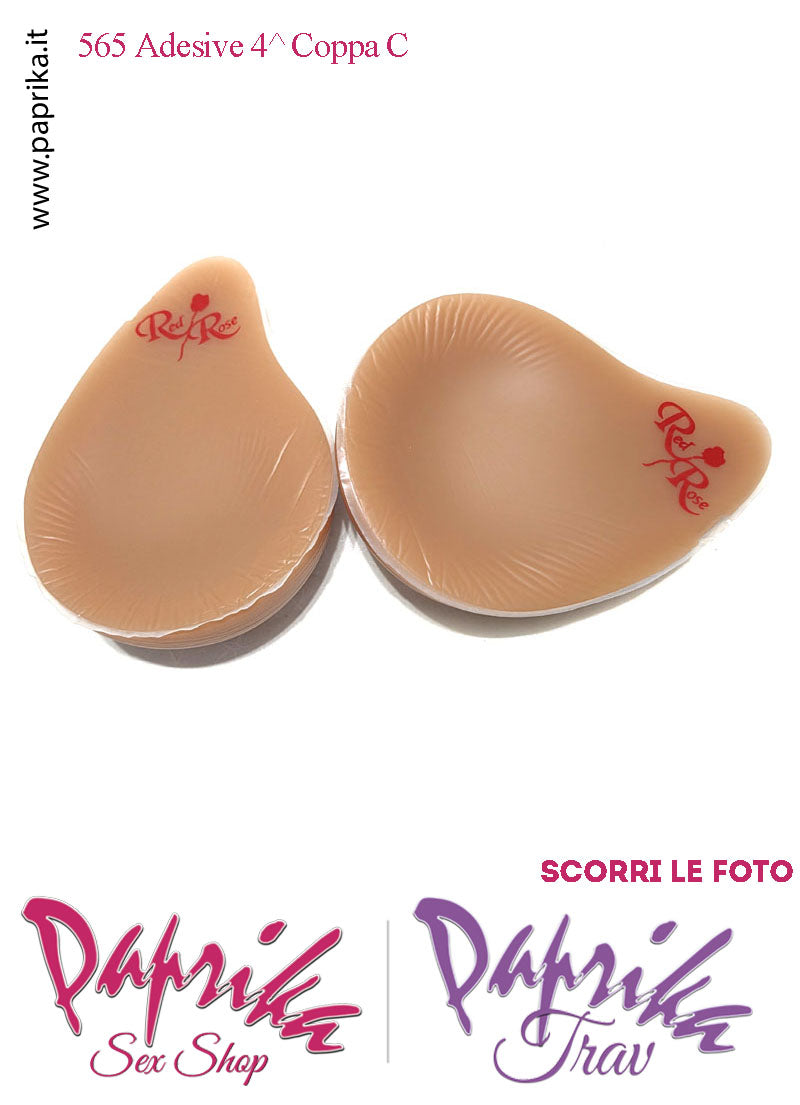Seni Silicone Non Adesivi Asimmetrici Capezzolo Scuro 4^ Coppa C