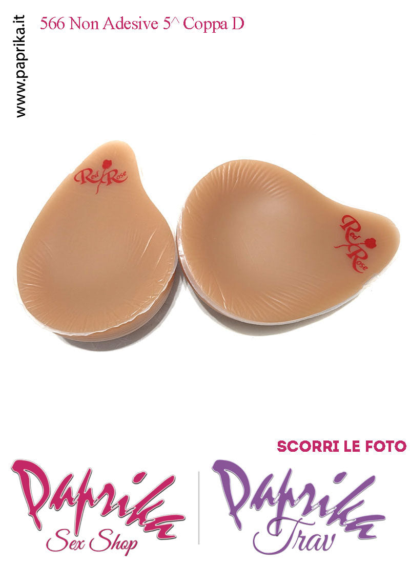 Seni Silicone Non Adesivi Asimmetrici Capezzolo Scuro 5^ Coppa D