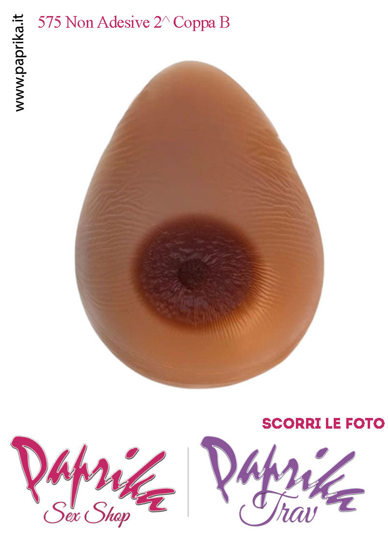 Seni Silicone Non Adesivi Capezzolo Largo Scuro Incorporato 2^ Coppa B