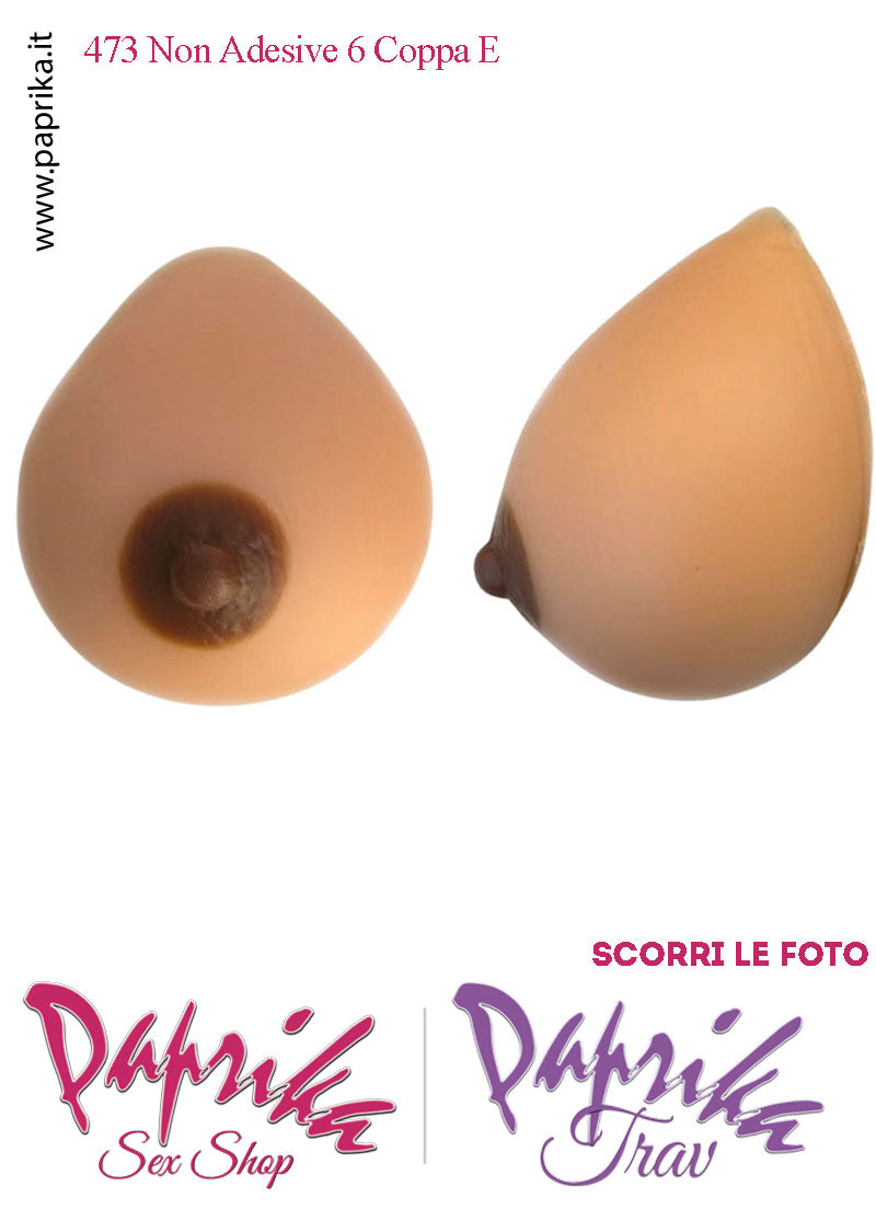 Set Seni Silicone Non Adesivi Capezzolo Scuro 6^ Coppa E Reggiseno Pizzo