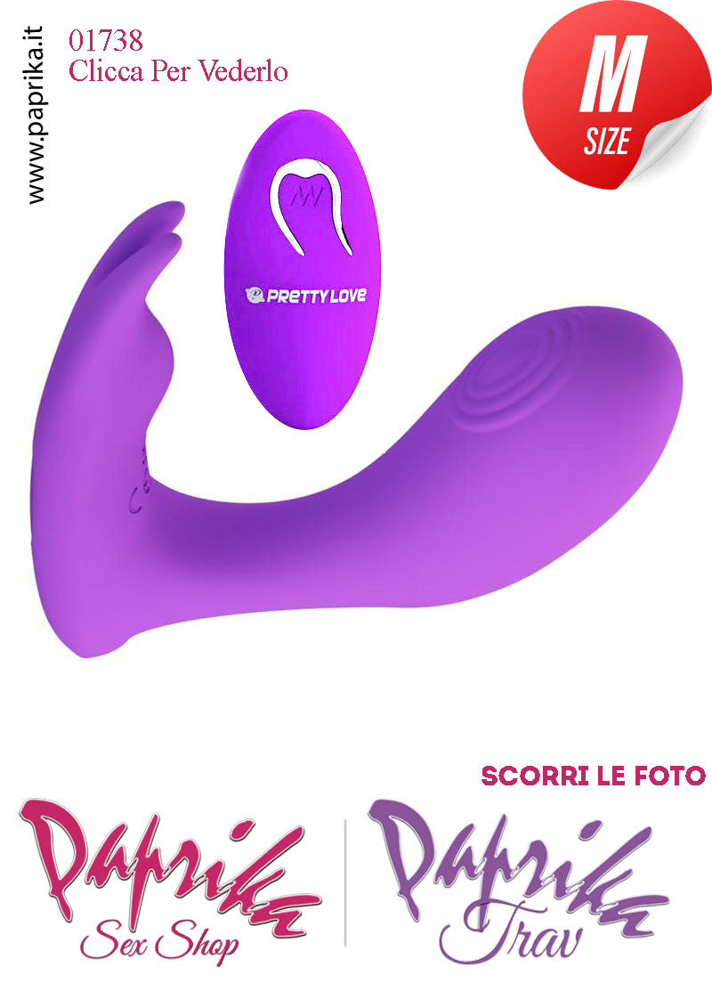 Vibratore da Inserire Punto G Tapping 10 cm Ø 33 Vibrazione Clitoride Telecomando