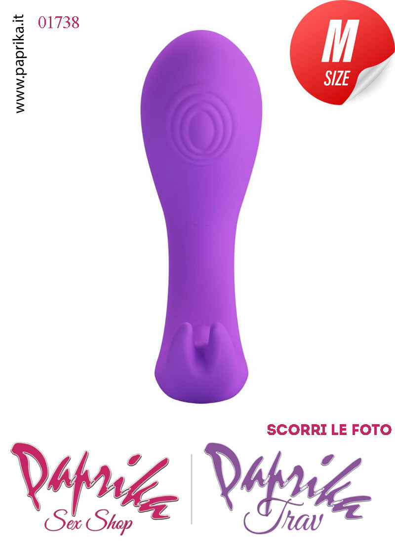 Vibratore da Inserire Punto G Tapping 10 cm Ø 33 Vibrazione Clitoride Telecomando