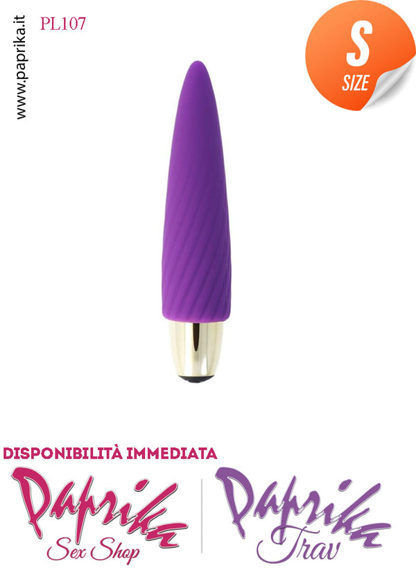 Vibratore Stimolatore Clitorideo Punta Sottile Morbida 10 Velocità 10 cm Ø 26 Silicone