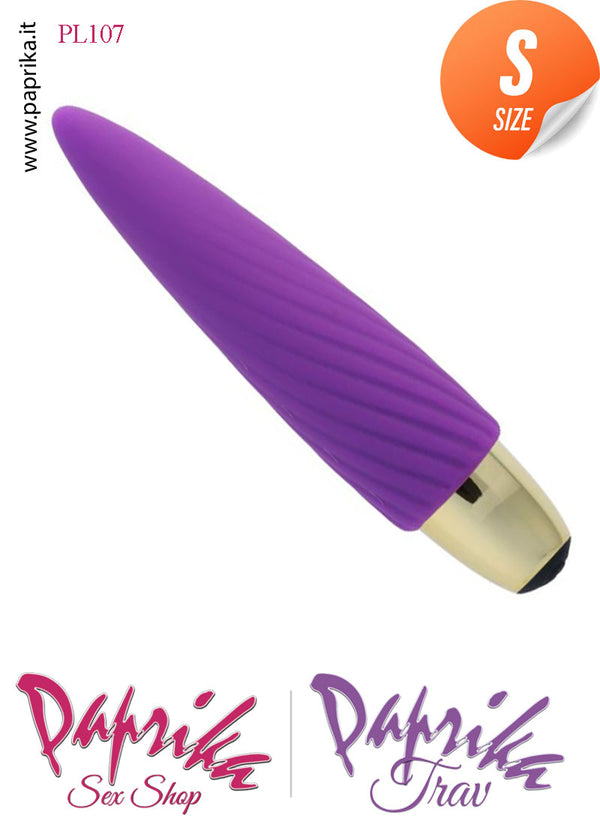 Vibratore Stimolatore Clitorideo Punta Sottile Morbida 10 Velocità 10 cm Ø 26 Silicone