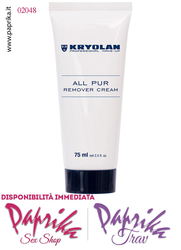 Struccante Kryolan All Pure Per Plastilina e Gel Sopracciglia 75 ml