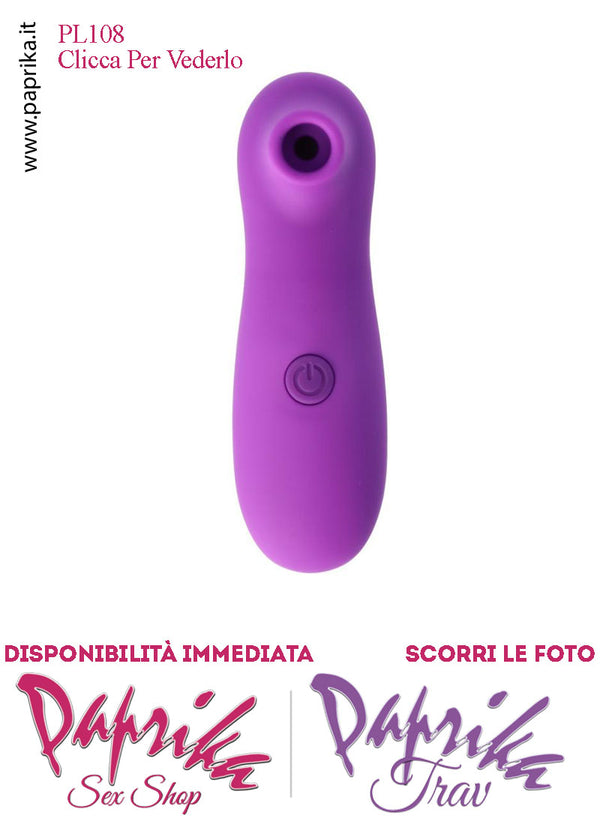 Succhia Clitoride Stimolatore Clitorideo 10 Velocità Piccolo Pile AAA