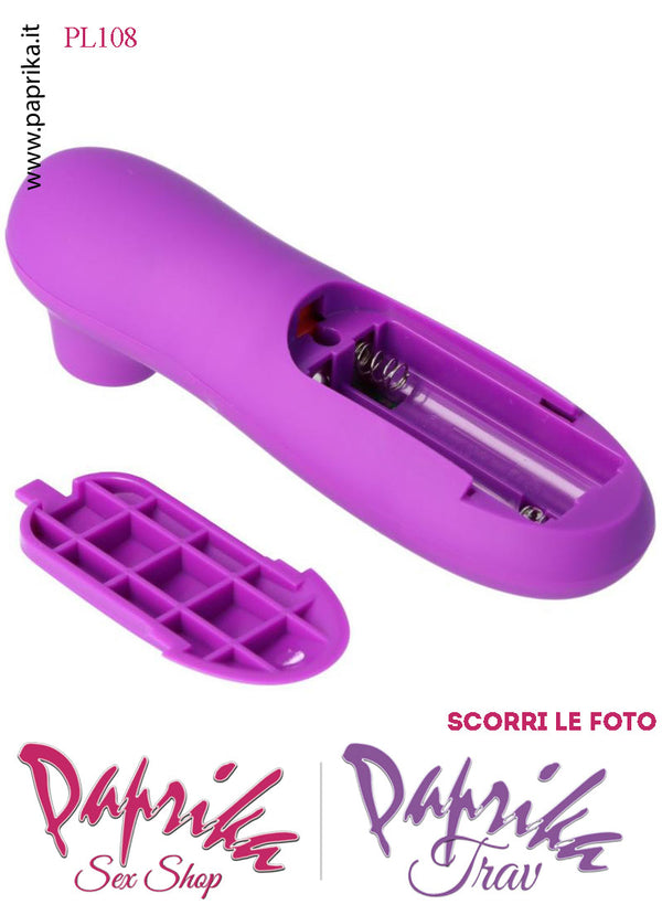 Succhia Clitoride Stimolatore Clitorideo 10 Velocità Piccolo Pile AAA
