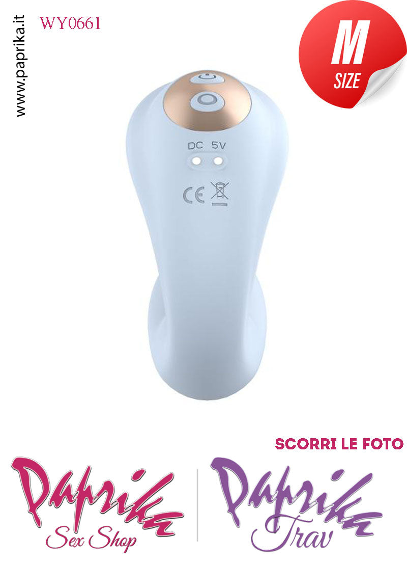 Succhia Clitoride & Vibratore Vaginale Punto G & Tocco 10 Velocità 12 cm Ø 32