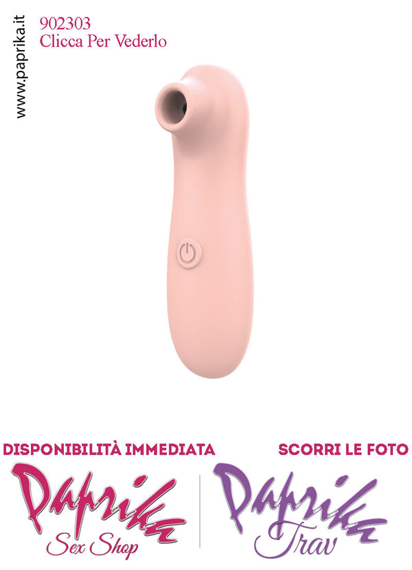 Succhia Clitoride Stimolatore Clitorideo Piccolo 10 Velocità Ricarica Usb