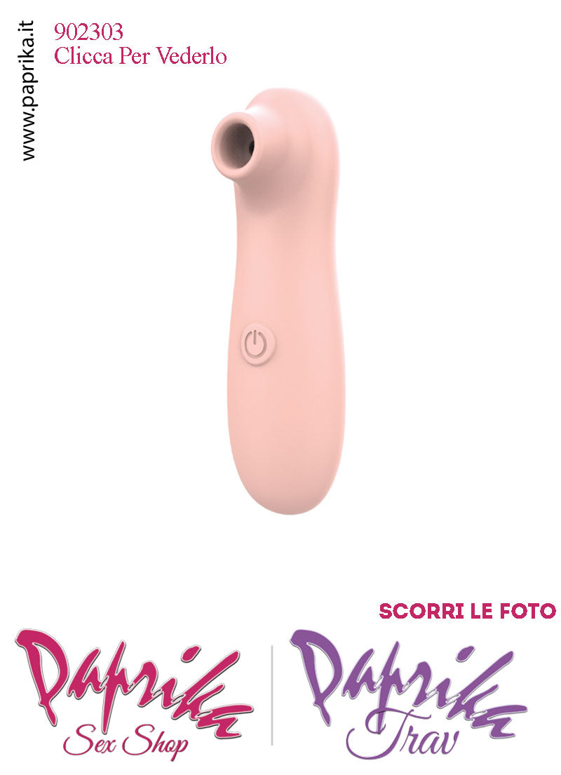 Succhia Clitoride Stimolatore Clitorideo Piccolo 10 Velocità Ricarica Usb
