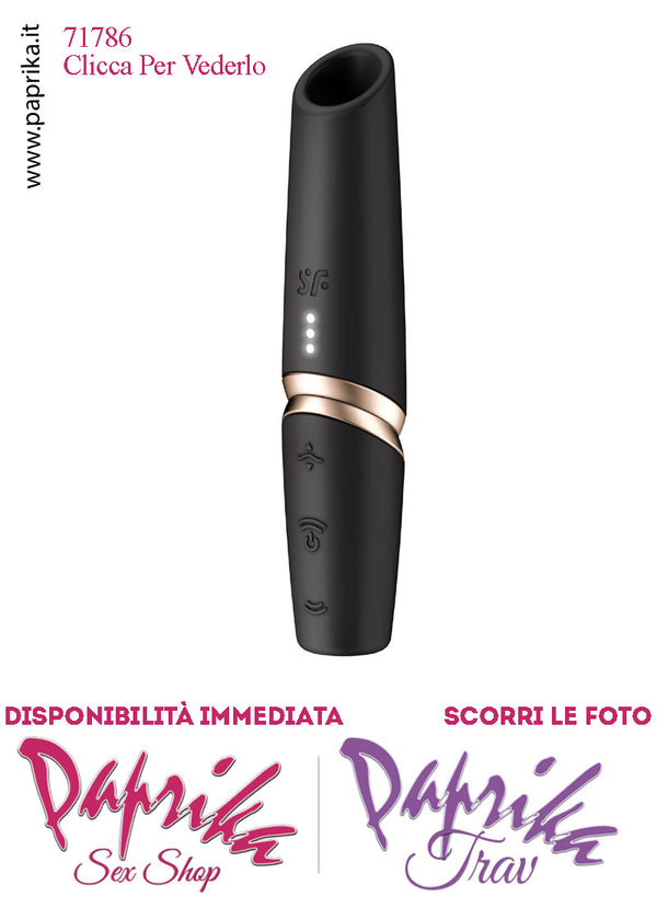 Succhia Clitoride da Borsetta Inserto Oro 3 x 10 Velocità 12 cm Silenziosissimo