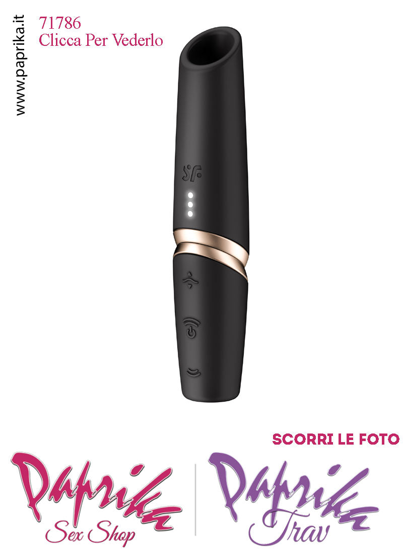 Succhia Clitoride da Borsetta Inserto Oro 3 x 10 Velocità 12 cm Silenziosissimo