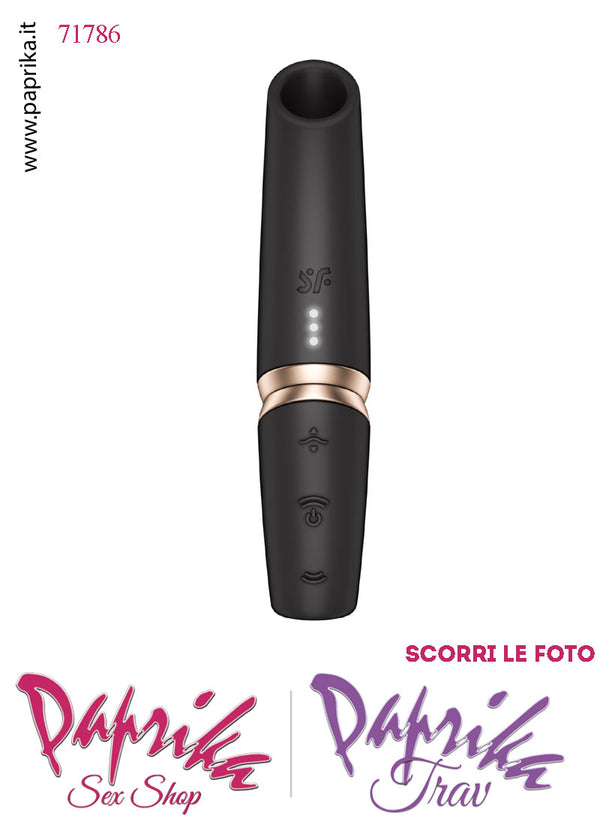 Succhia Clitoride da Borsetta Inserto Oro 3 x 10 Velocità 12 cm Silenziosissimo