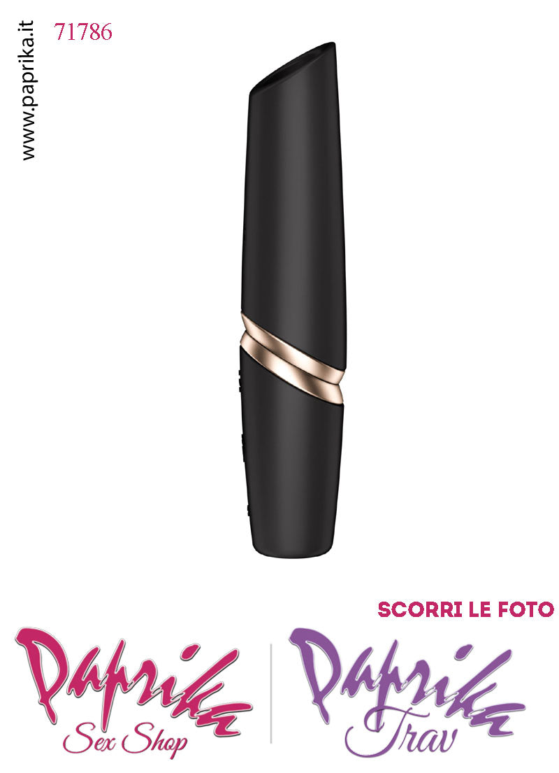 Succhia Clitoride da Borsetta Inserto Oro 3 x 10 Velocità 12 cm Silenziosissimo