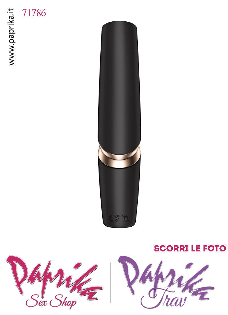 Succhia Clitoride da Borsetta Inserto Oro 3 x 10 Velocità 12 cm Silenziosissimo