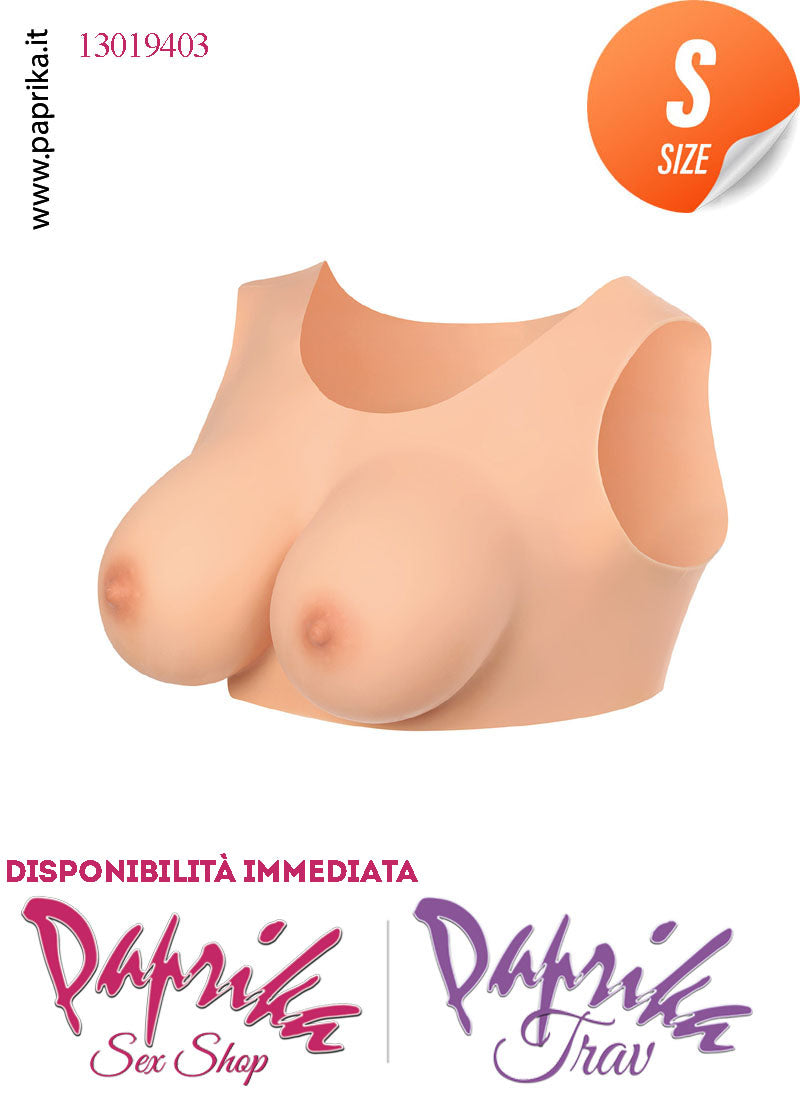 Top Indossabile Seno Silicone Morbido Small 4^ Coppa C Trav