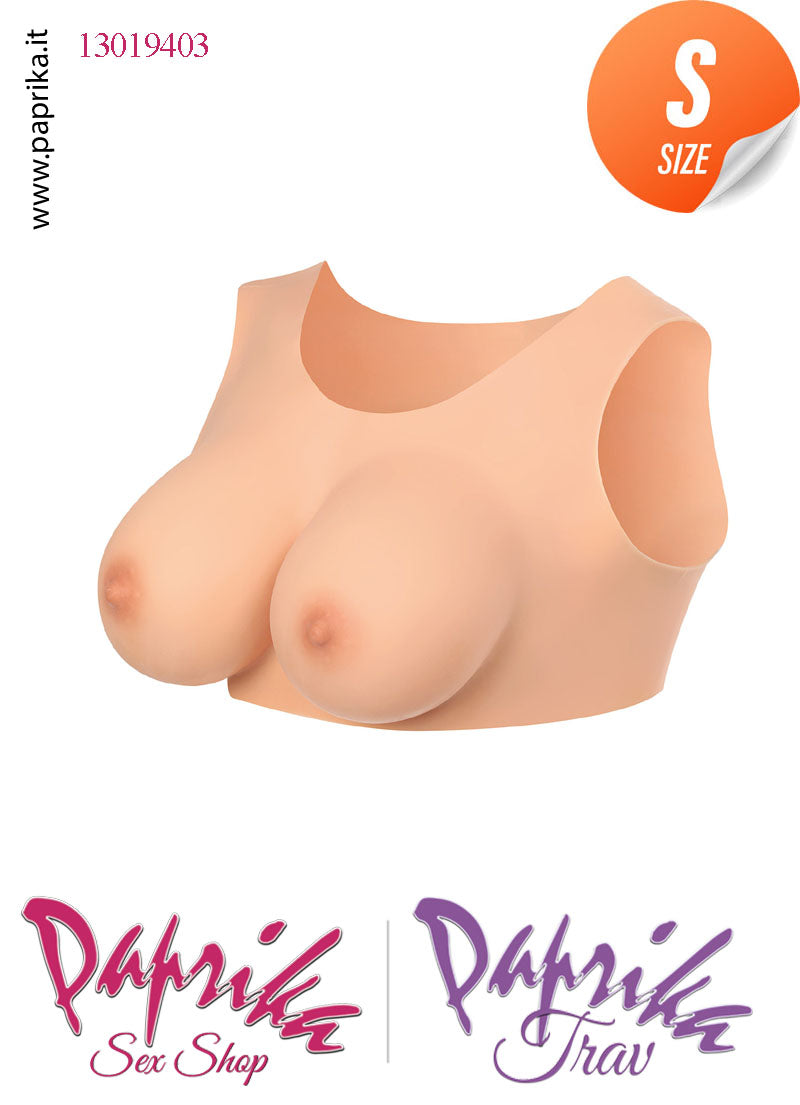 Top Indossabile Seno Silicone Morbido Small 4^ Coppa C Trav