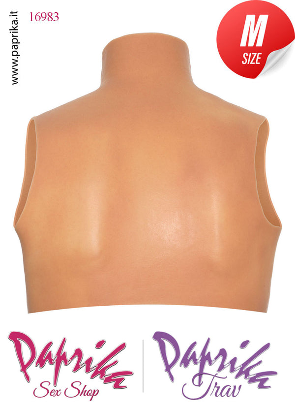 Top Indossabile Collo Alto Seno Silicone Morbido Coppa D Medium