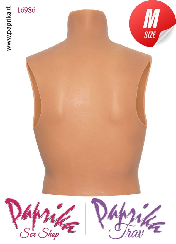 Top Indossabile Alto Seno Silicone Morbido Large Coppa D Collo Alto Ombelico