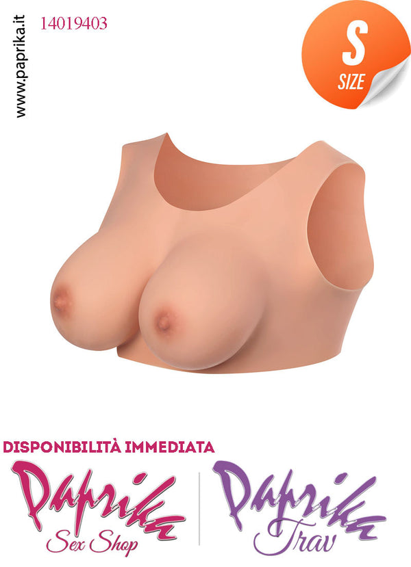 Top Indossabile Seno Silicone Morbido Small 4^ Coppa C Trav