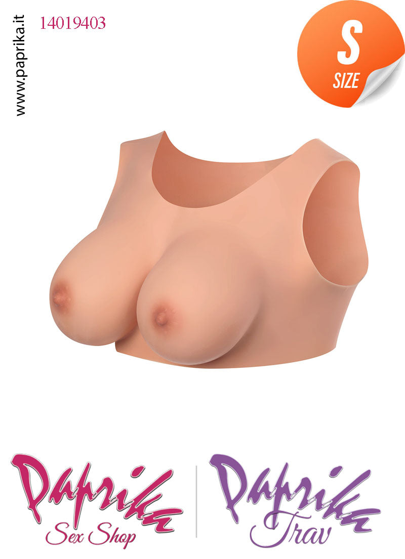 Top Indossabile Seno Silicone Morbido Small 4^ Coppa C Trav